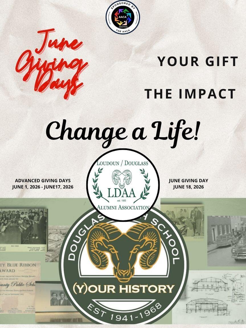 Loudoun Douglass Alumni Association logo