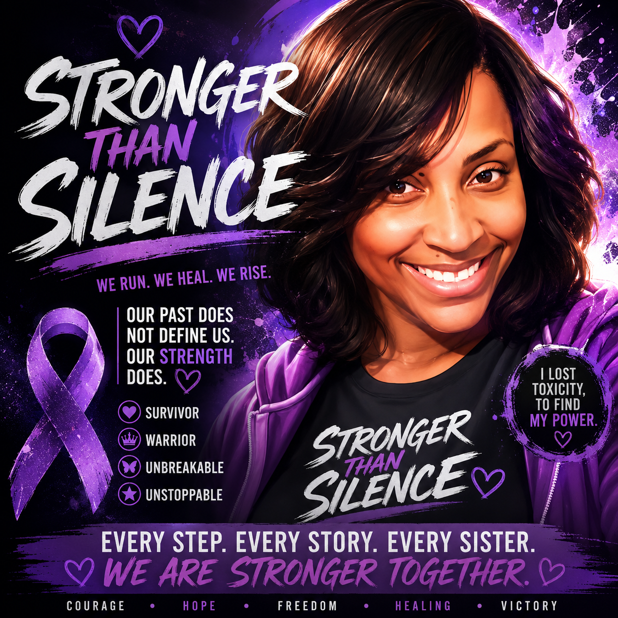 Stronger Than Silence logo