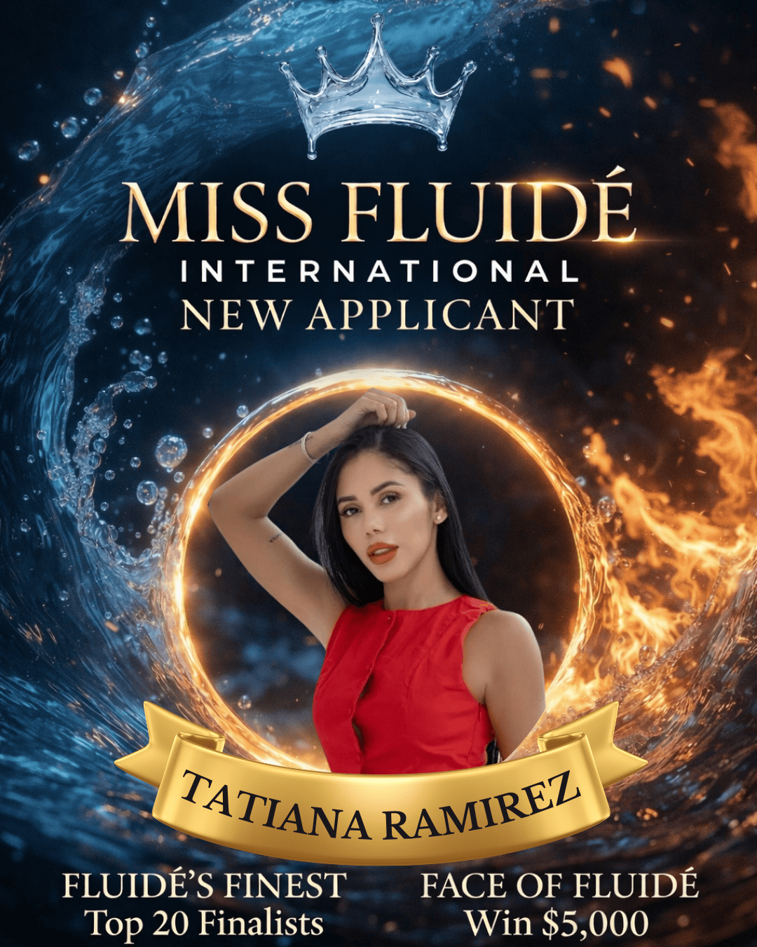 Miss Fluidé International: Tatiana Ramirez logo