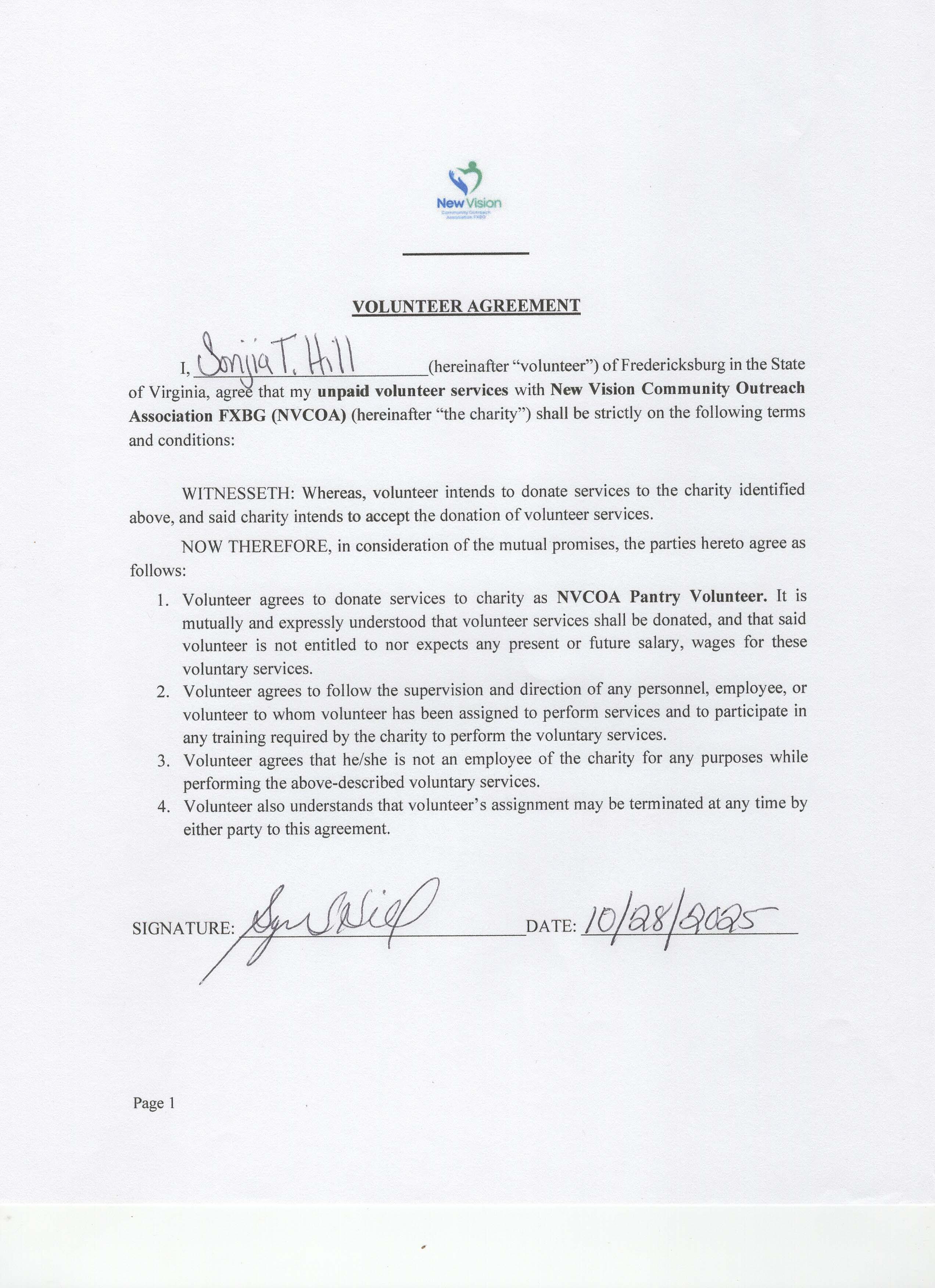 New Vision Community Outreach Association FXBG