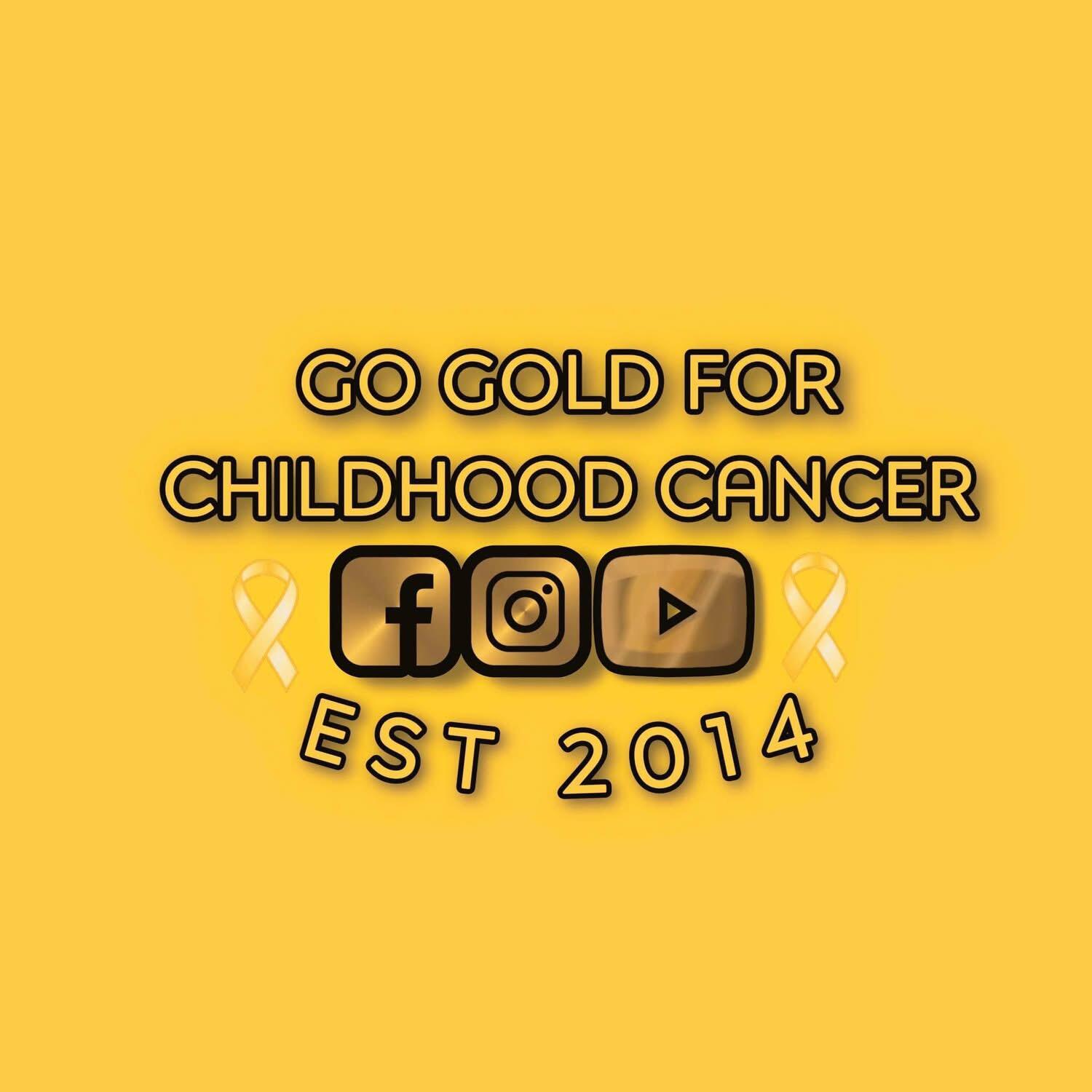Go Gold For Childhood Cancer logo