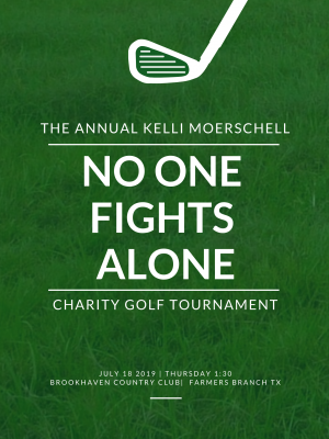 Kelli Moerschell No One Fights Alone Golf Tournament and Fundraiser