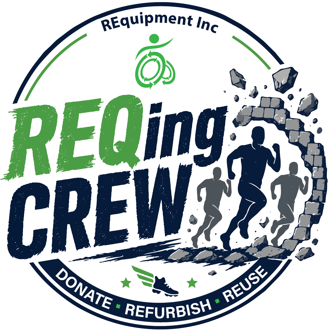 REQing Crew (REquipment Team) logo
