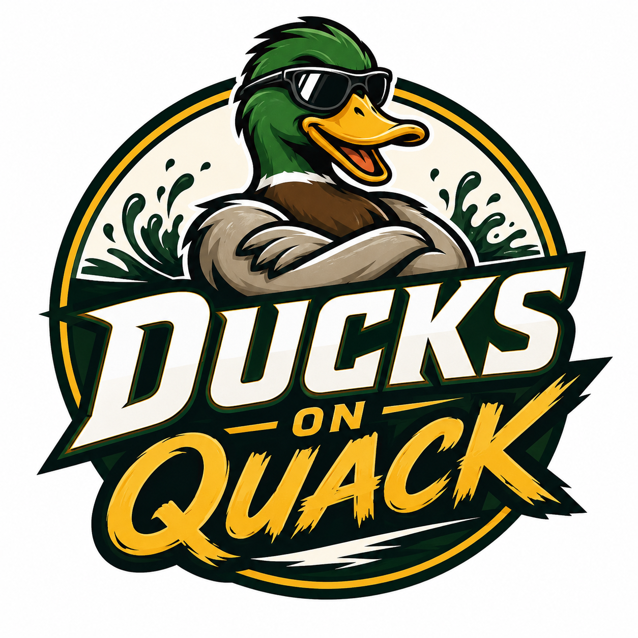 Ducks on Quack logo