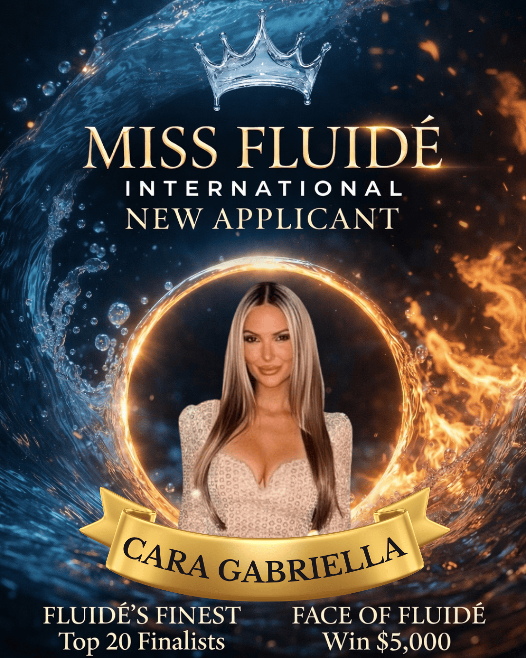Miss Fluidé International: Cara Gabriella logo