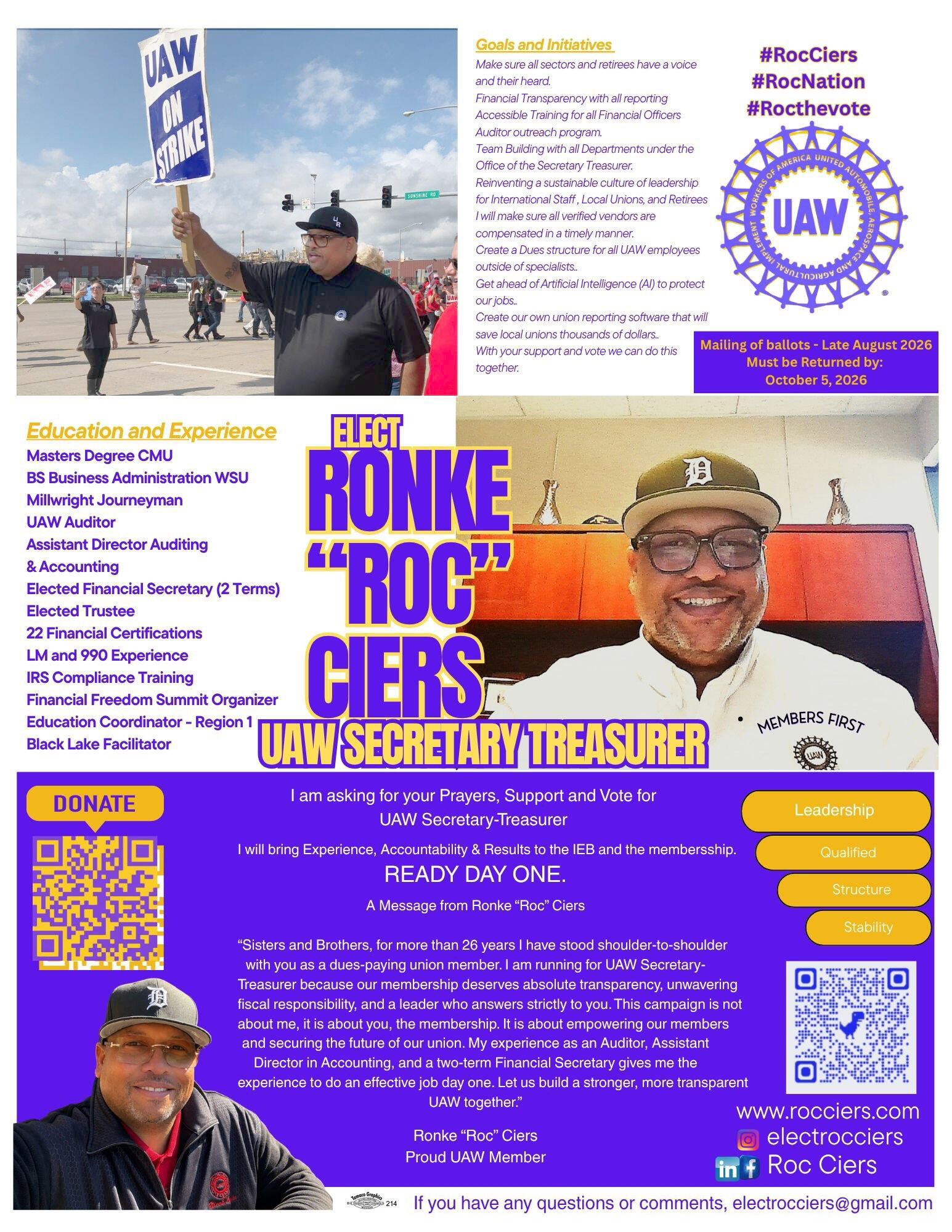 Committee to Elect Roc Ciers