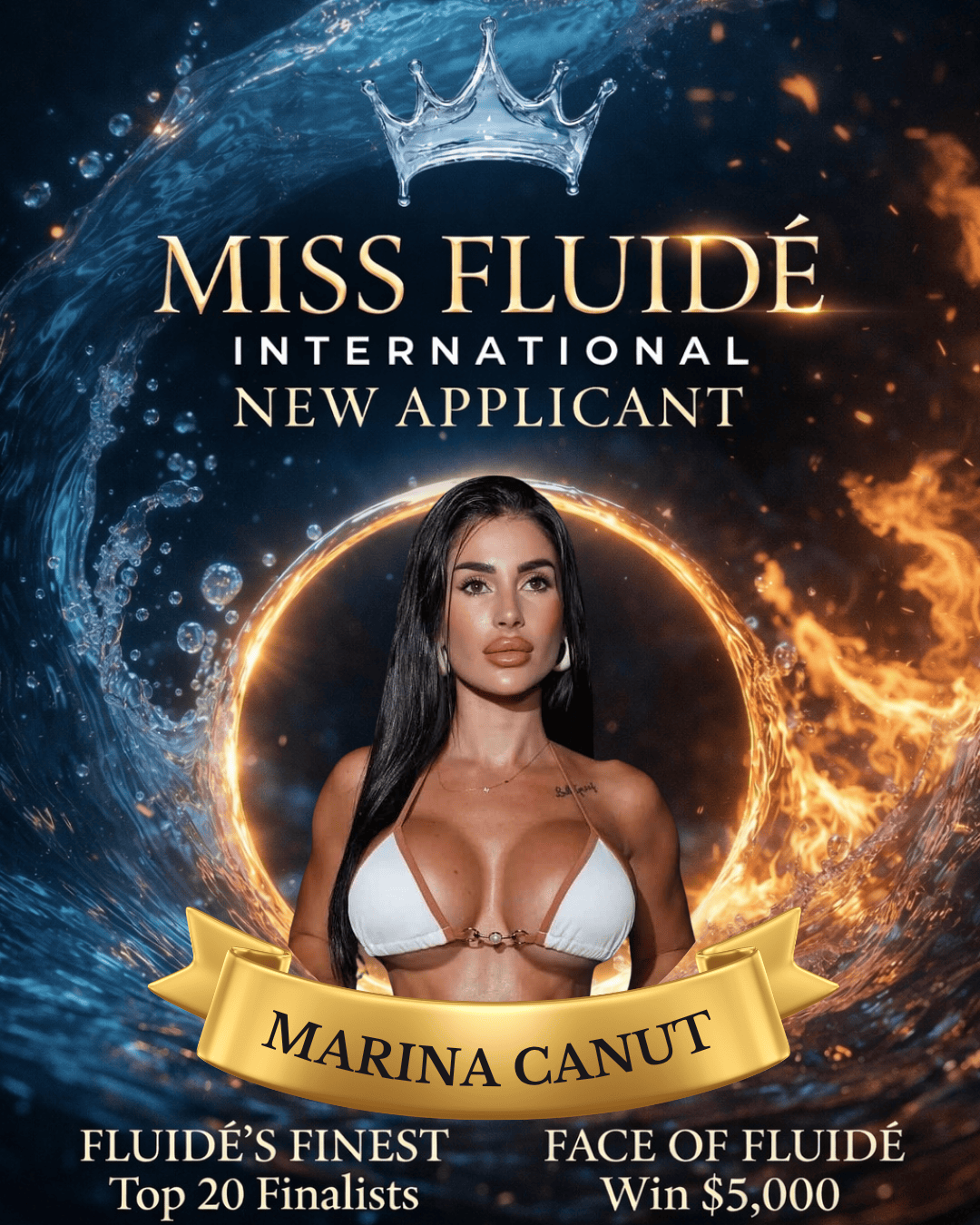 Miss Fluidé International: Marina Canut logo