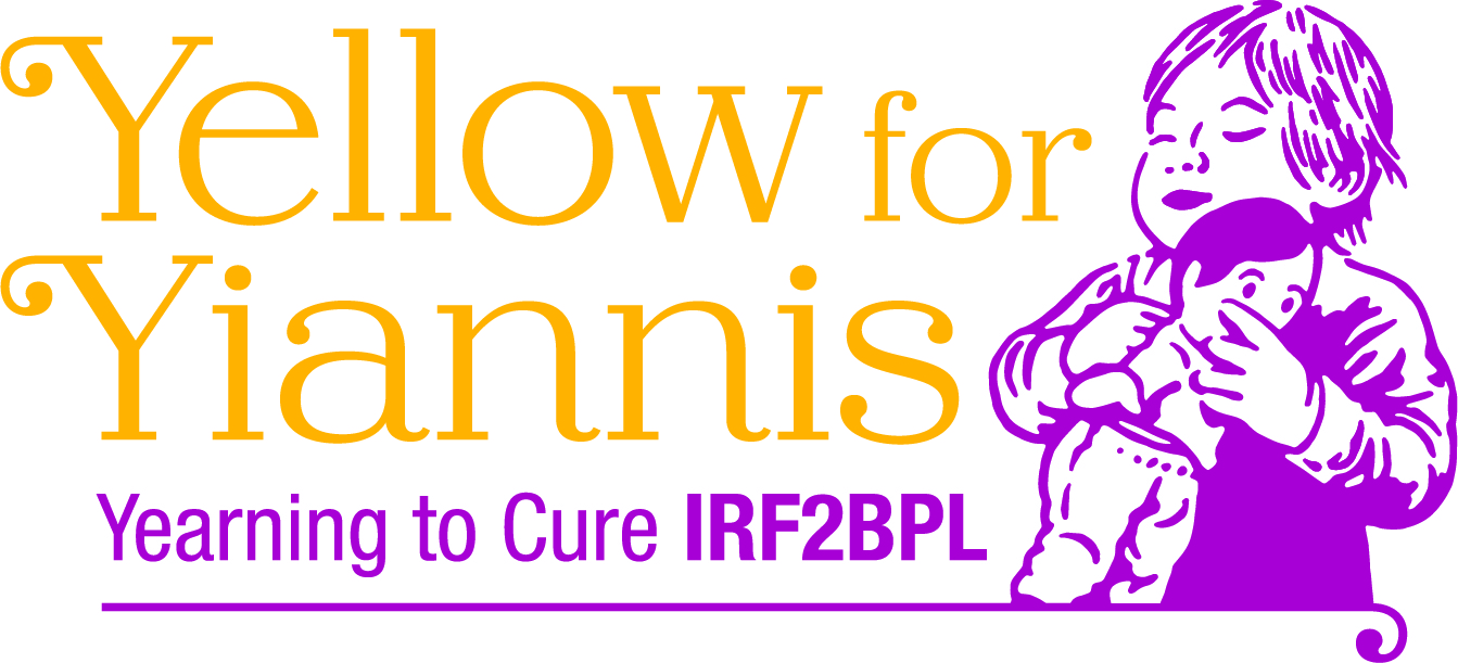Yellow for Yiannis IRF2BPL Foundation!
