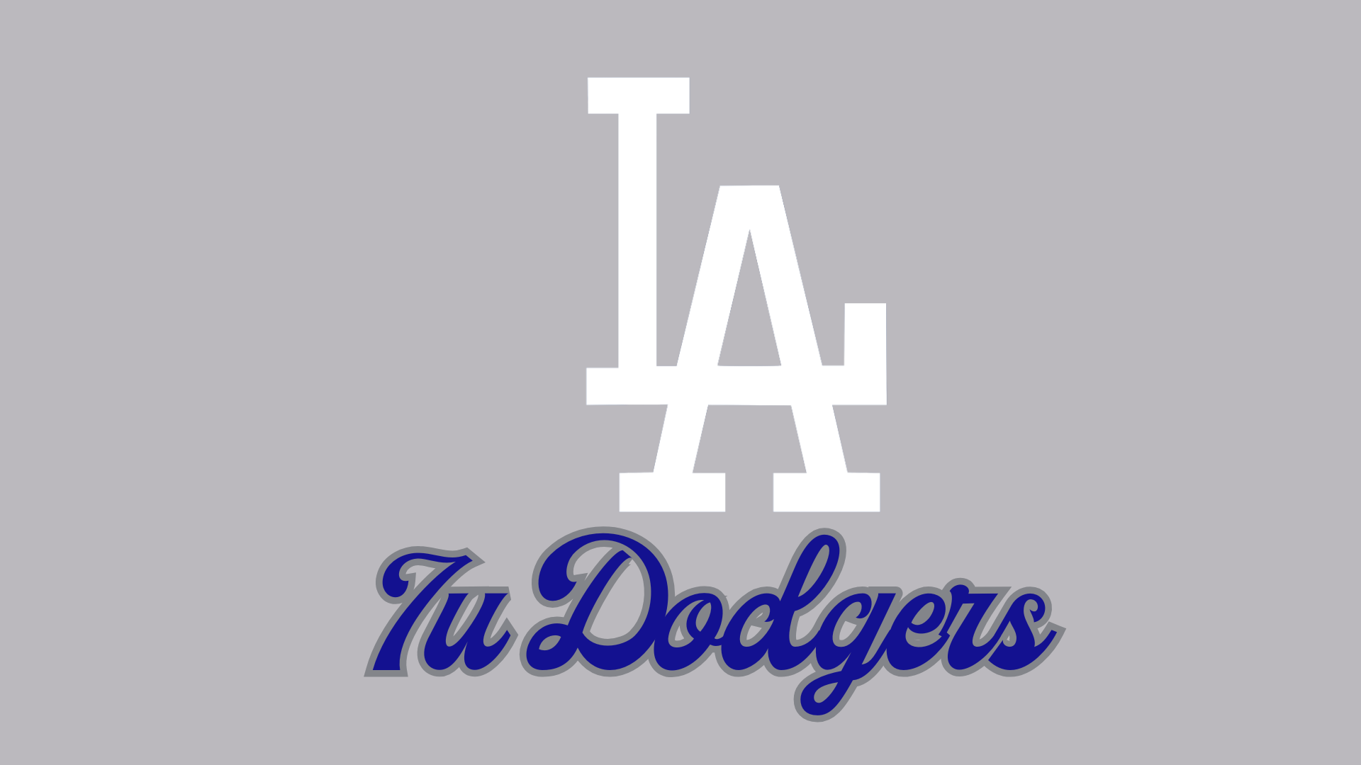 7U DODGERS (COACH MARTINEZ) logo