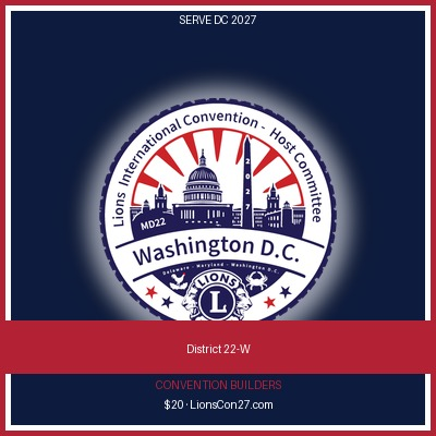 District 22-W logo