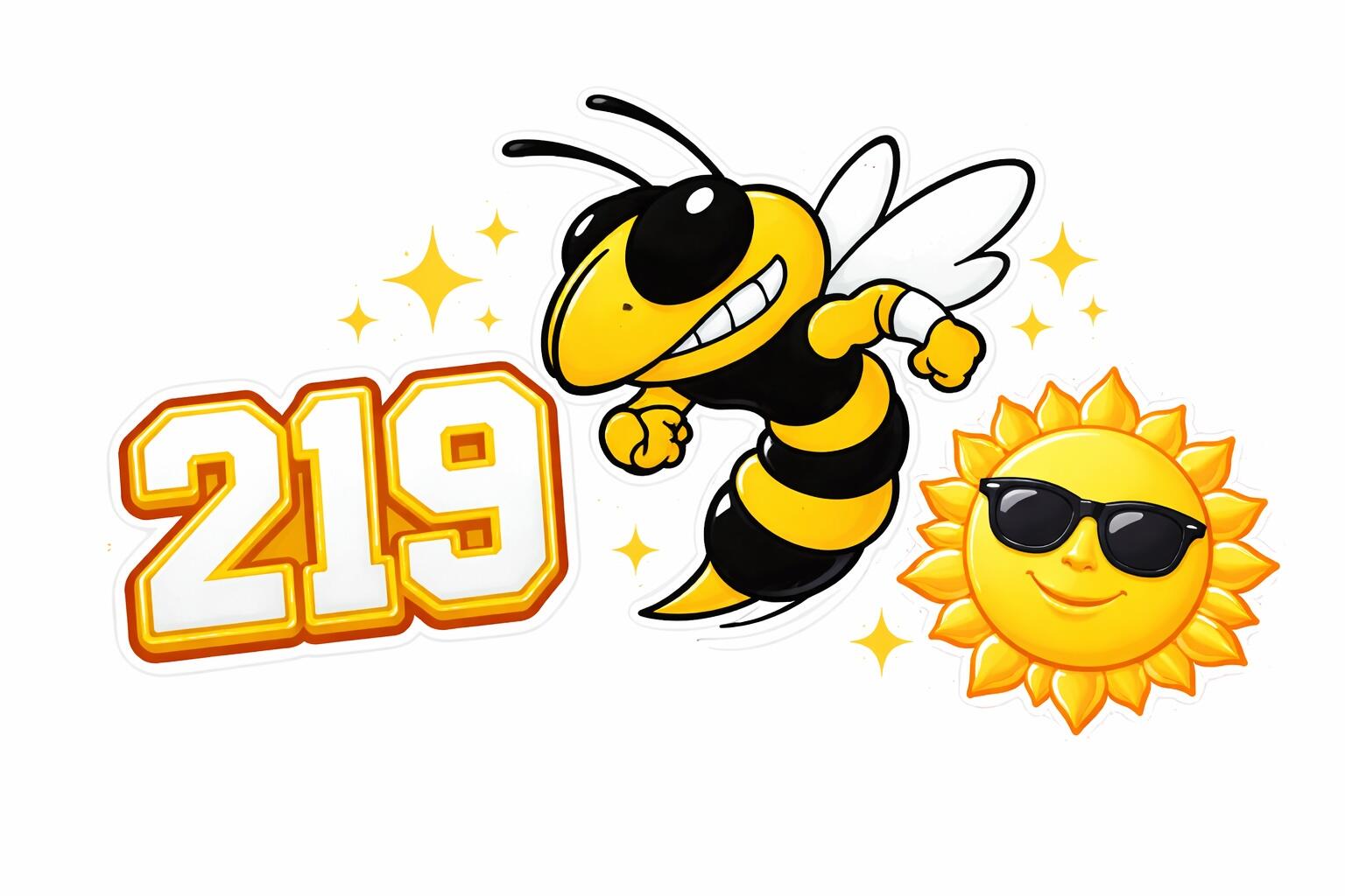 Yellow Jackets Shine Squad logo