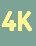 4K logo