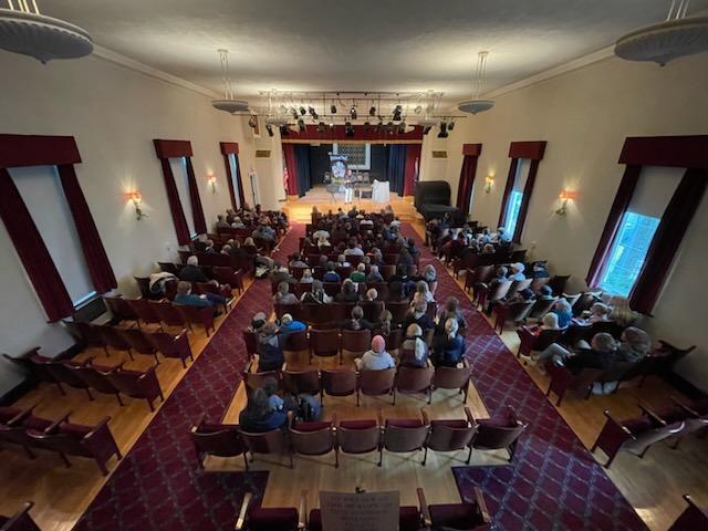 guests pack the house for a performer at the Historic Hartland Music Hall