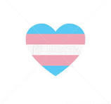 transgender flag heart, LGBTQ community flag, - Stock ...