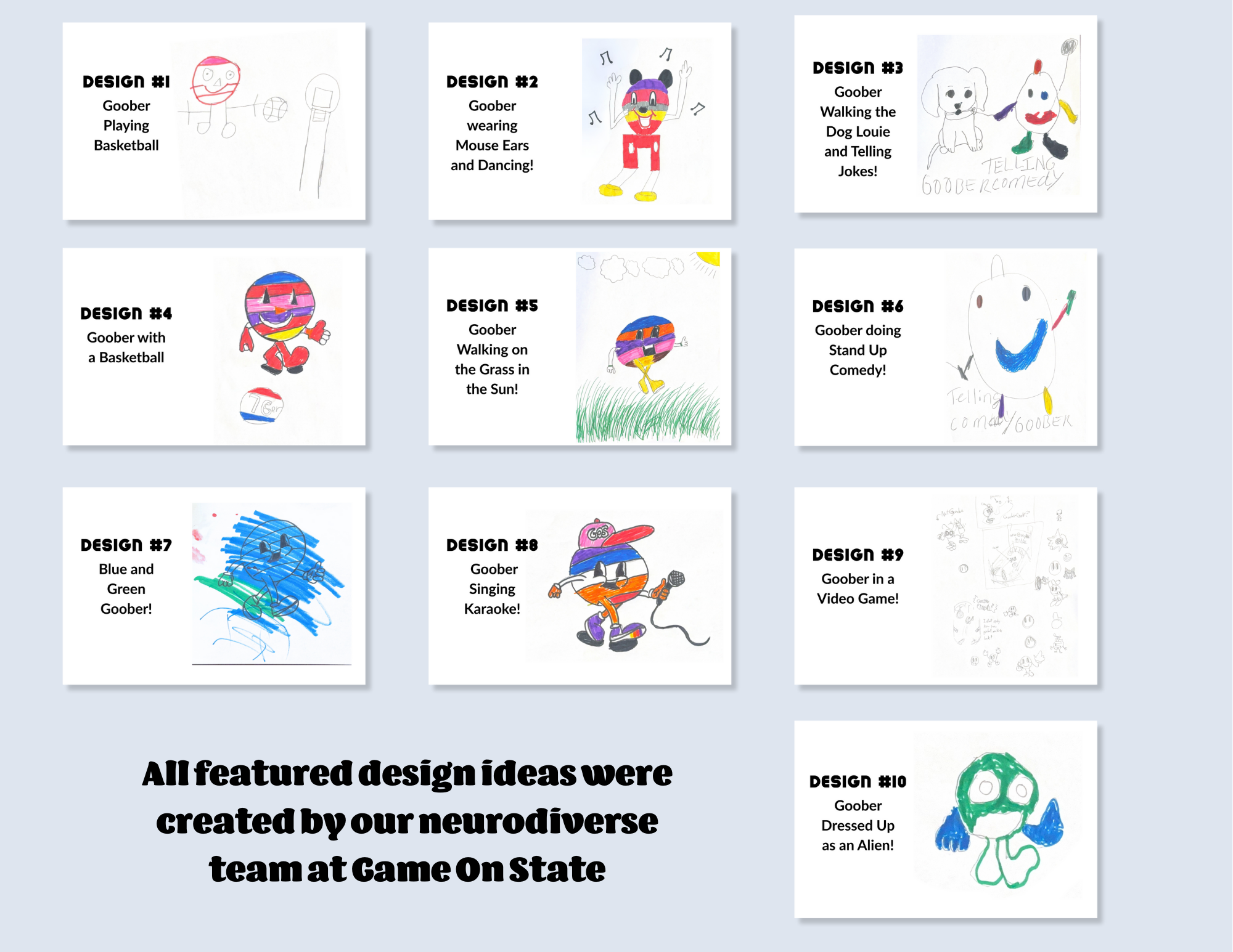 Goober Design Options