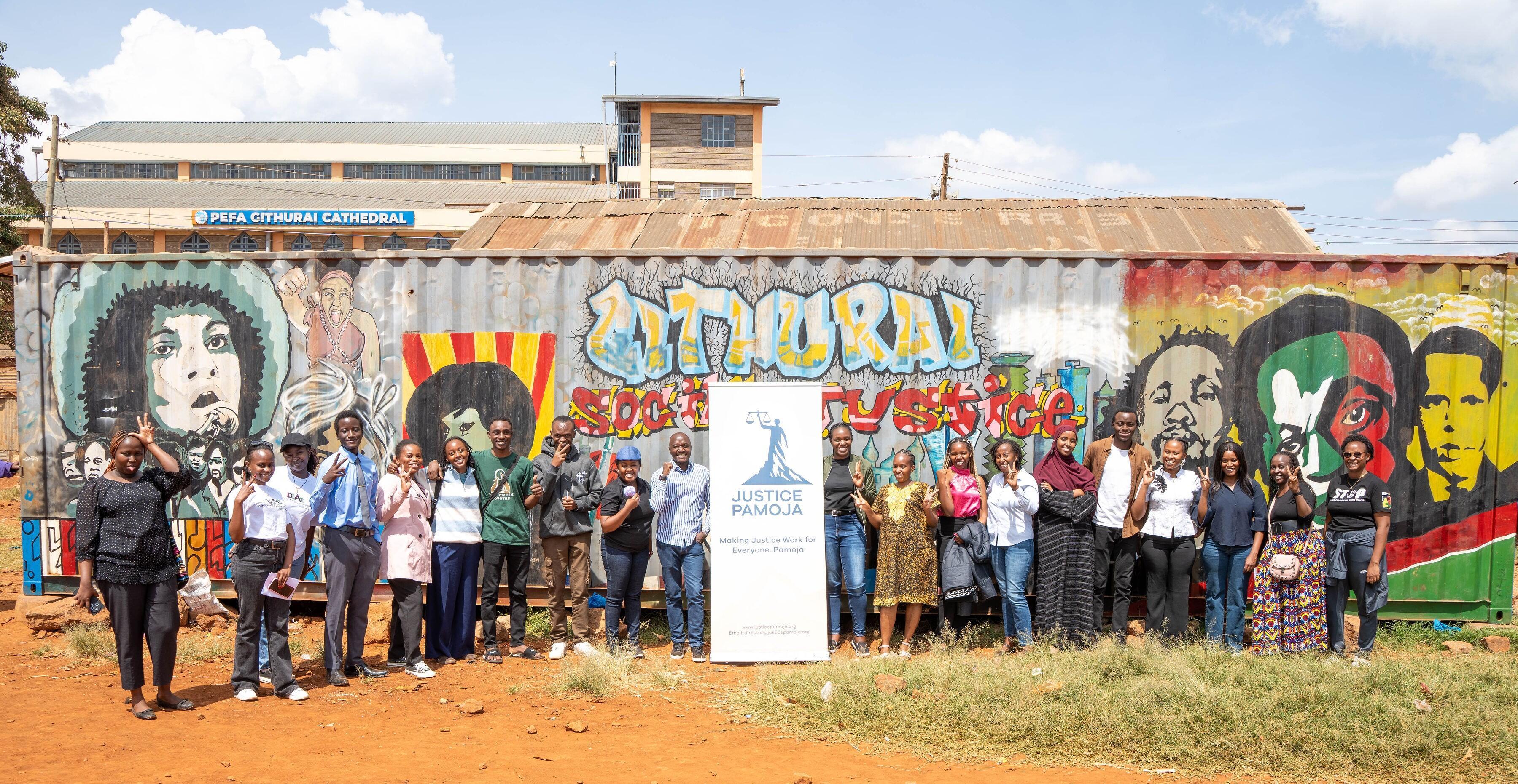 Justice Pamoja lawyers and law student advisors