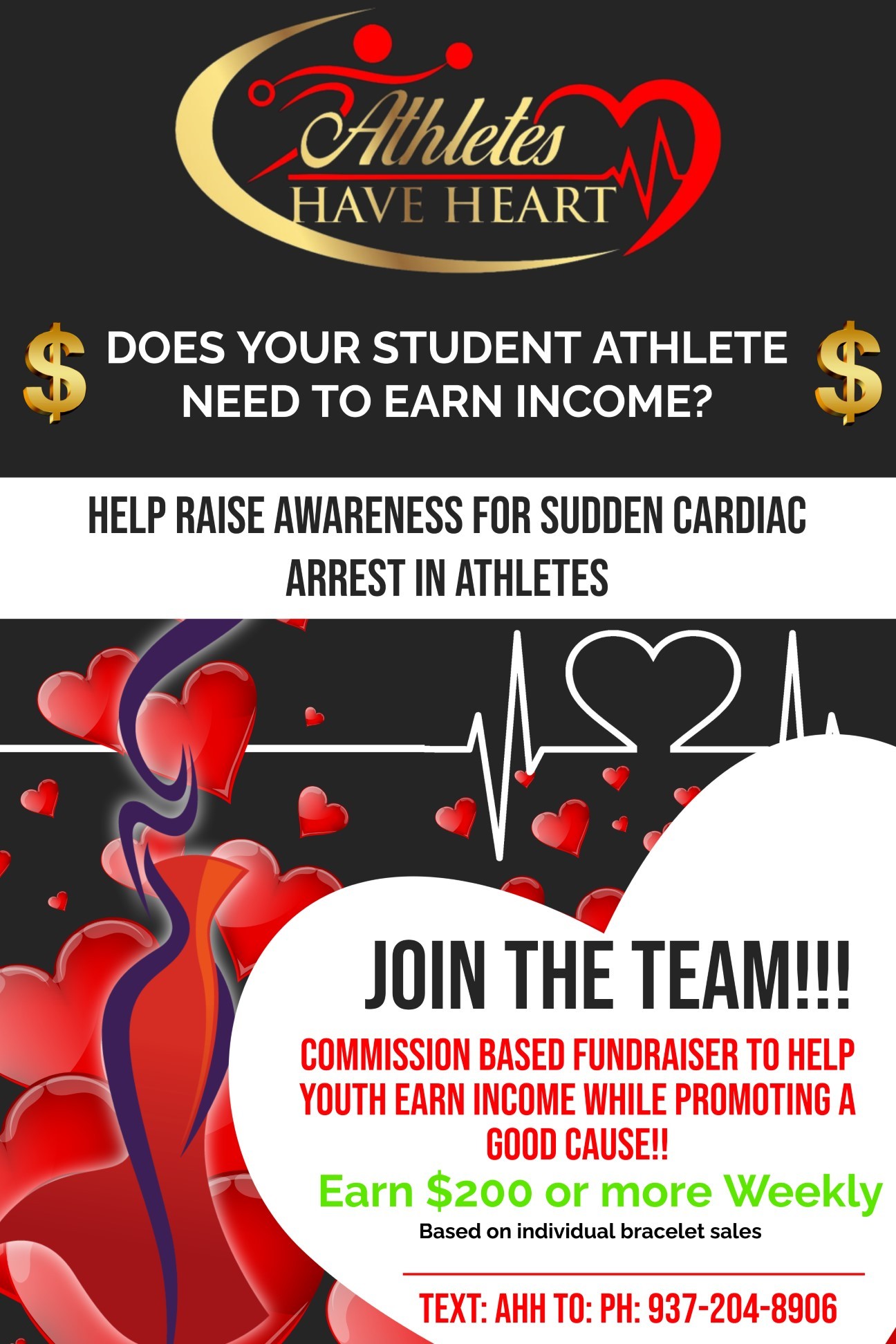 Support Athletes Have Heart & Bring Awareness to Sudden Cardiac Arrest